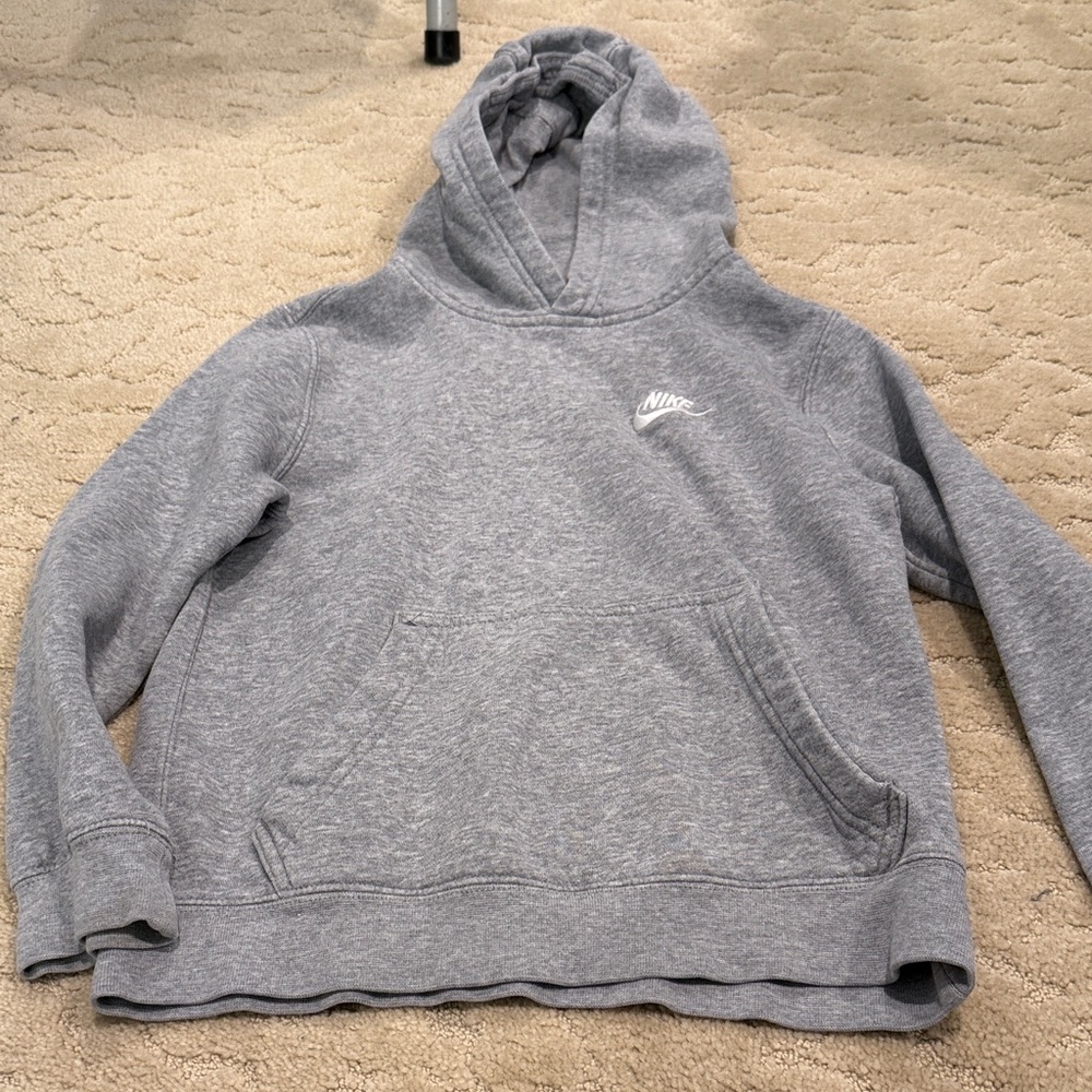 Nike Heather Gray Pullover Hoodie